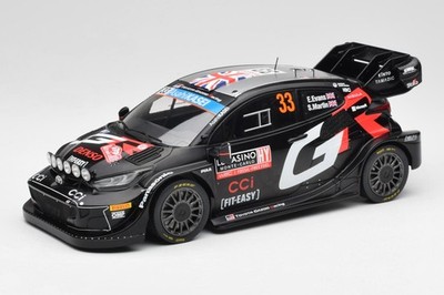 Toyota Yaris Rally1 WRC No.33 Rally Monte Carlo Night Version 2024 Evans/Martin - 1:18